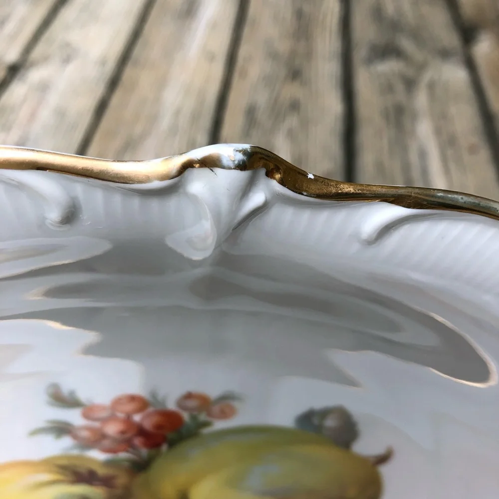 Set of Three (3) Vtg Schumann Germany Fruit Platter & Plates
